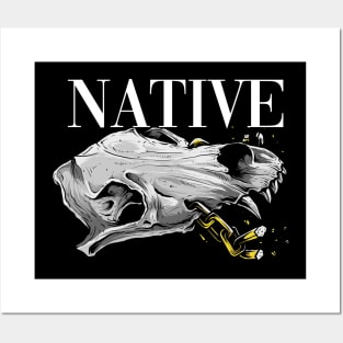 native bones Posters and Art